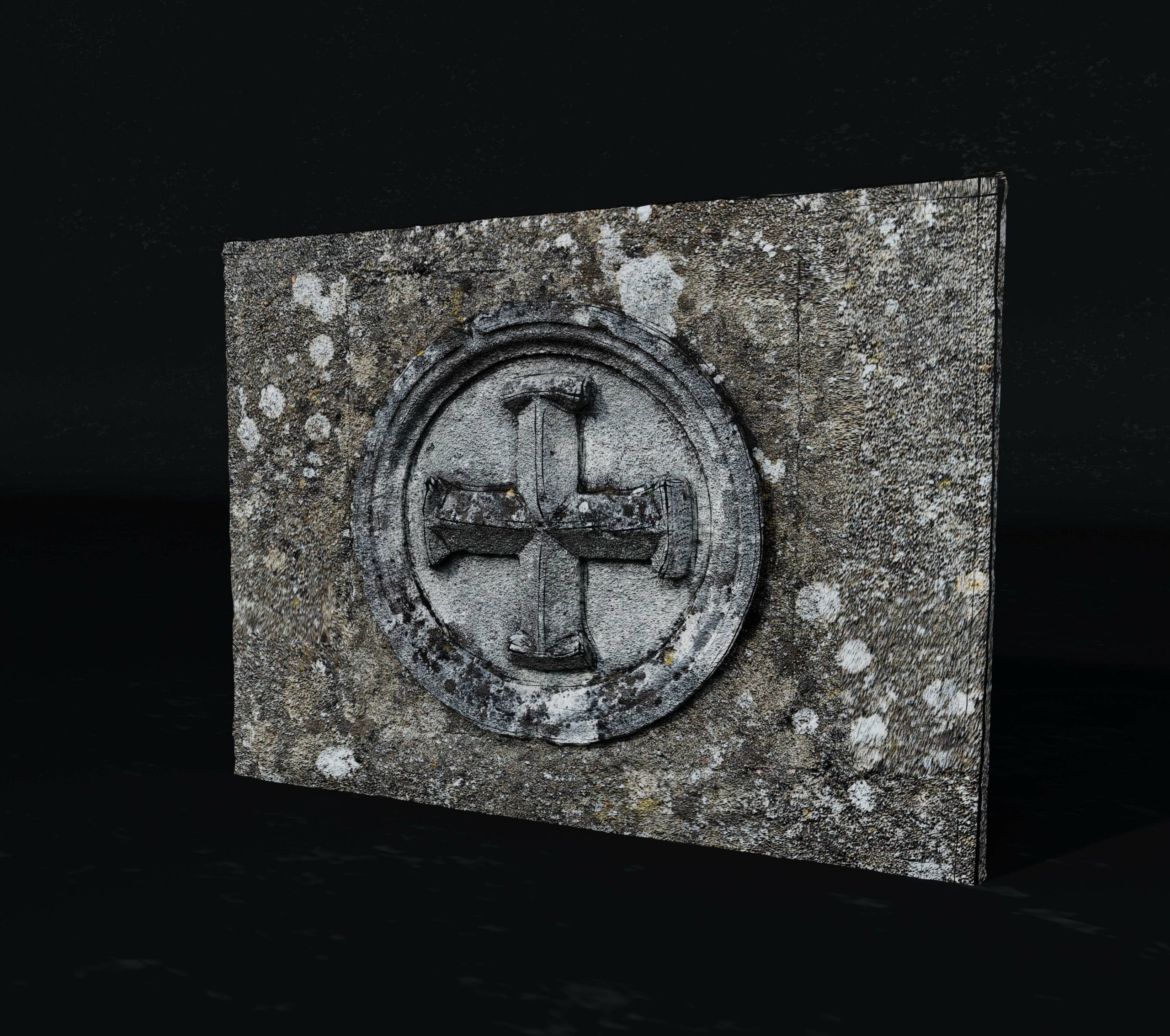 Cemetery Wall cross 03
